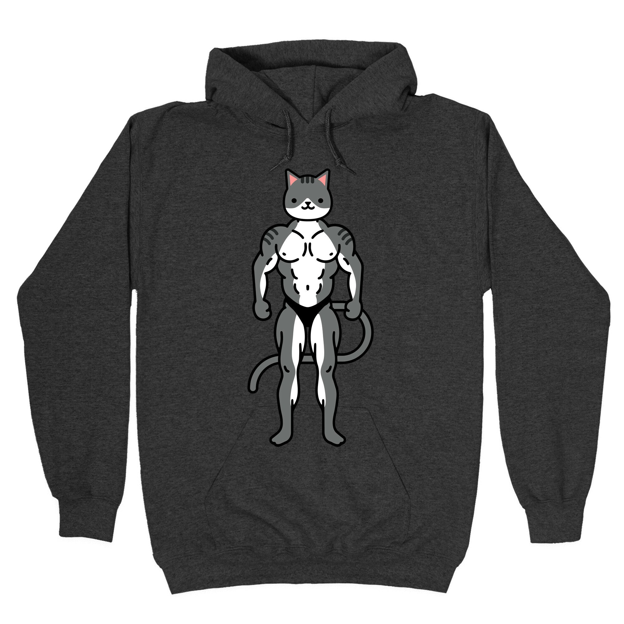 Buff Cat Grey Tabby Hoodie